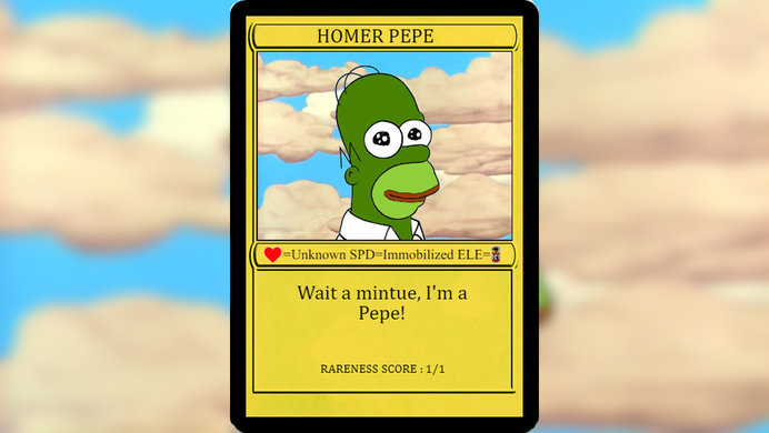 NFT-collecties-Homer-Pepe